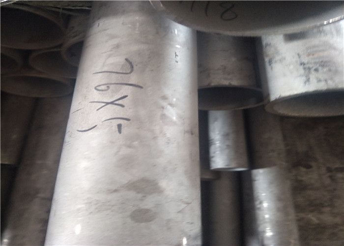 Galvanized Water Stainless Steel Round Pipe Hot Forming Ductile Alloy Material