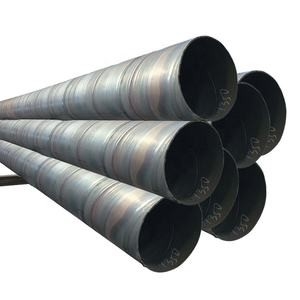 Carbon Welded Seamless Spiral Steel Pipe 500mm For Oil Pipeline Construction