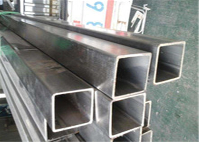 Polished Finish Stainless Steel Square Pipe , 321 Stainless Steel Tubing Hollow Type
