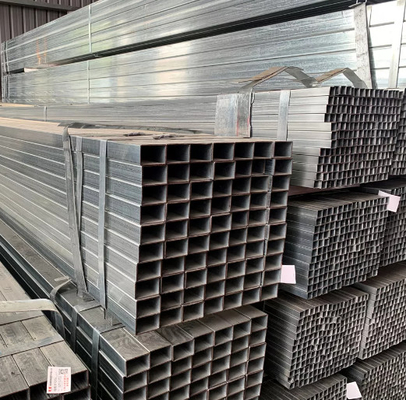 ASTM A53 Hot Dip Galvanized Steel Pipe Gi ERW Square Hollow Steel Pipe